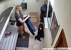 Passionate blonde got cum in her mouth