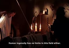 Lovers have sex after a romantic dinner