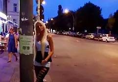 Lustful brunette gives in a pick up car