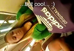 Blonde pays sex for gas