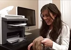 Sultry brunette put on a strapon and fuck her boyfriend in the ass