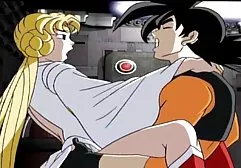 Mrs. shoves a big dildo in the guy's point