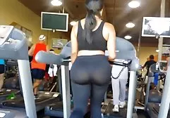 Peeping behind a young Spaniard in the toilet