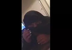 The old man parted a young granddaughter for sex in the garage