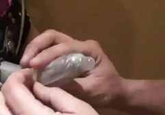 Femdom: mistress tightly pussy slave with a whip