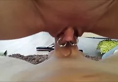 Two women and one man fuck in different poses in all holes