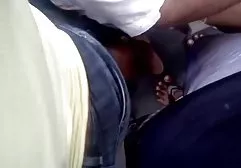 Katya in a cap fucks an obedient guy in the chair