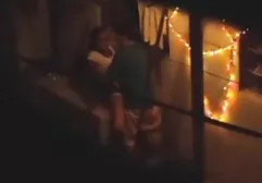 Sex party on a snow-white yacht off the coast of Brazil