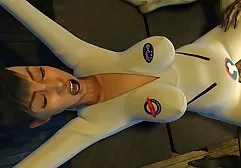 Naked beauties are steamed with men in a village sauna