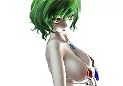 Dark haired virgin teen with juicy tits masturbates gently in the bedroom