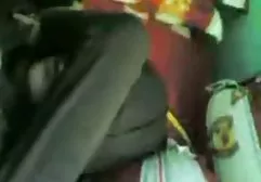 Lily in a corset seduced old grandfather for sex