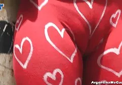 The whore for money agreed to strip to the goal in public