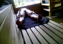 The guy fries hairy gap mature women in the bathroom