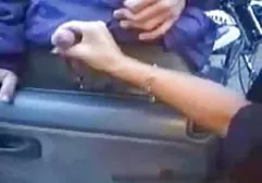 Skinny blonde gets a buzz from sex