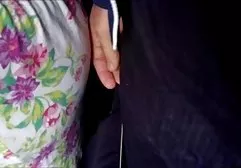 Lesbian tied to bed and jerking her