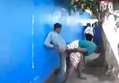 Extreme sex in the hotel corridors