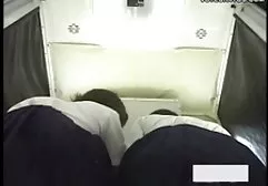 Bald bearded man stuck to two milfs