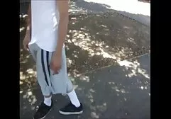 Skinny handsome bugger caresses dick for himself