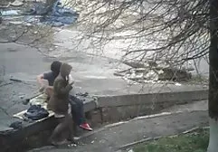 A personal fitness trainer plays with his protruding member.