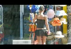 Cutie with bare pussy chooses lingerie