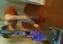 Girl in sexy pink lingerie shows her pussy