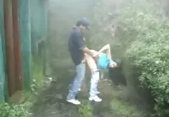 The woman got to a nudist party