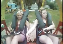 Two young lesbians with small tits lick each other