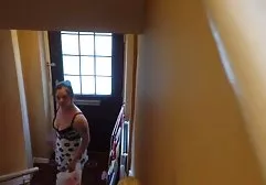 Fabulous lass in black stockings fucked in rider pose