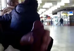 Beauty in red stockings Masturbates with a thick vibrator