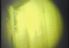 Young lesbians fuck with a long double-sided dildo