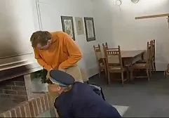 BDSMschitsa force-feeds masked slave soap