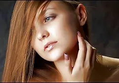 Very flexible girl pours herself kefir