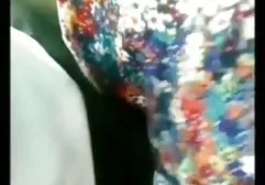 Sexy girl in stockings in the net is smacking in the ass