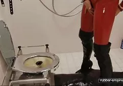 Squeaky cutie was fucked right in the bathroom